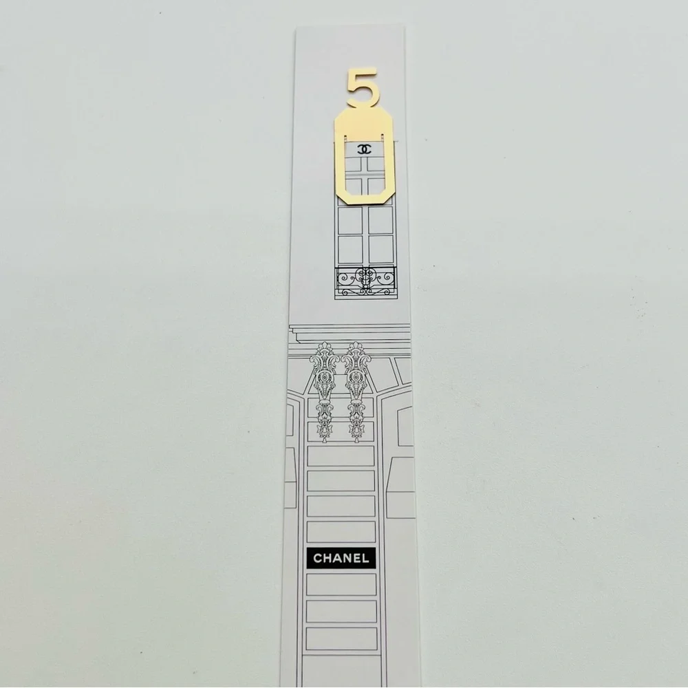 New CHANEL Gold Number 5 Wall Art